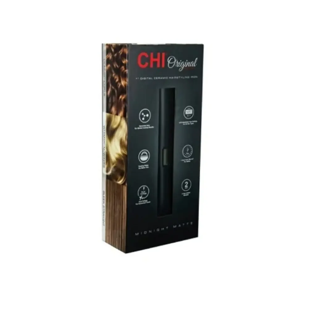 CHI Original Digital Ceramic Hairstyling Midnight Matte Iron